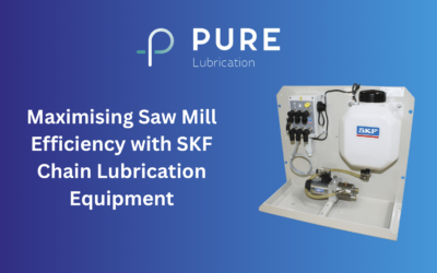 Maximising Saw Mill Efficiency with SKF Chain Lubrication Equipment